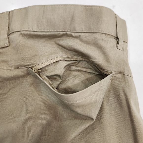 Fabletics Pants 36/32 36x29 Khaki The Only Pant Performance Stretch Golf Chino - Picture 6 of 15
